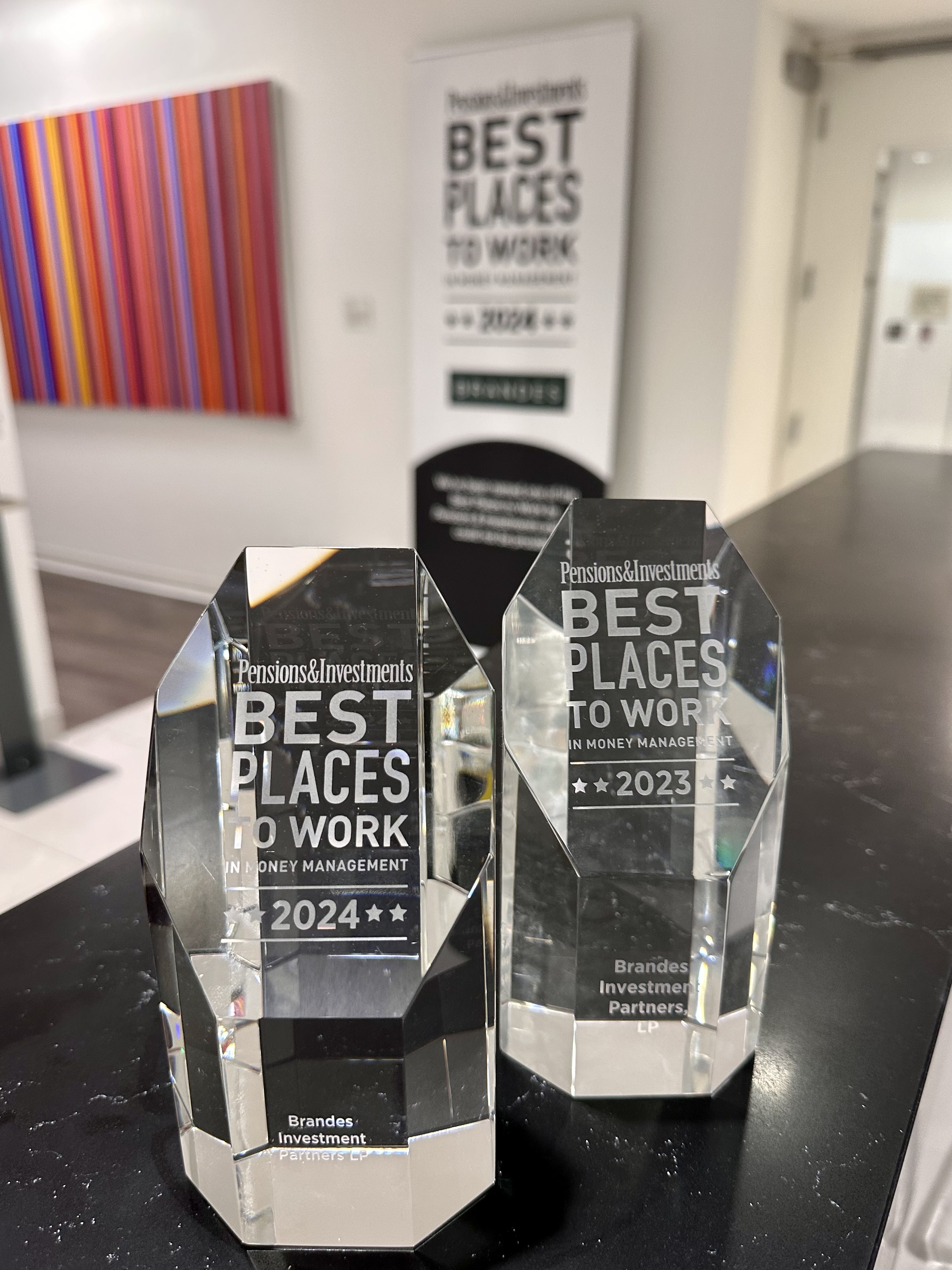 Best Places to Work trophies